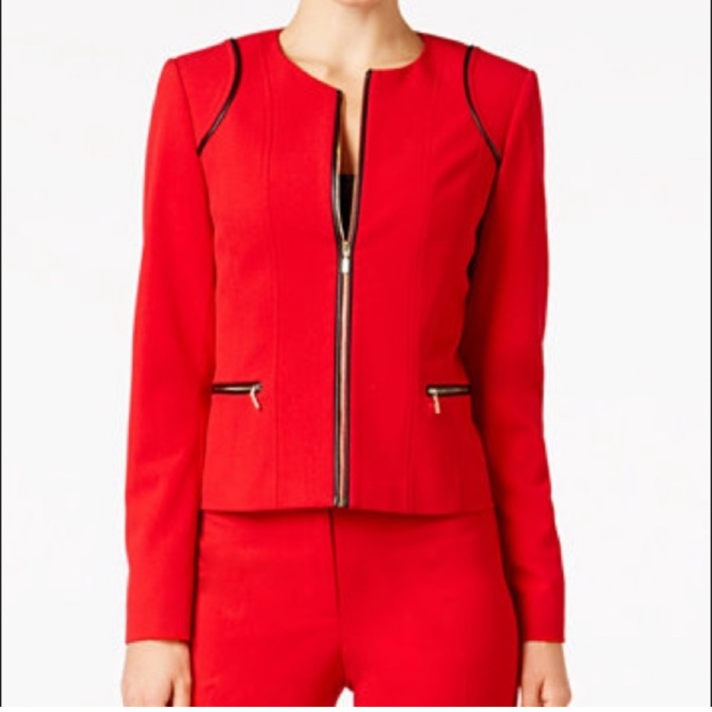 Calvin Klein Red Women's Blazer